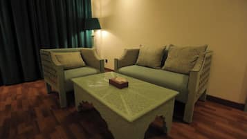 Suite Room | Living area | 52-inch Smart TV with digital channels