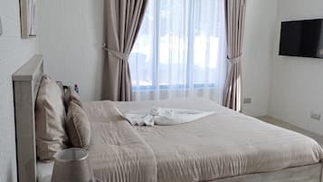9 bedrooms, iron/ironing board, travel crib, WiFi