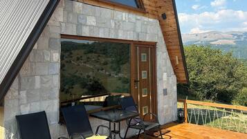Cabane, 1 chambre, fumeur, balcon | Extérieur