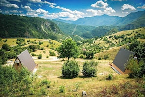 Ferienhütte, 1 Schlafzimmer, Raucher, Balkon | Aussenbereich
