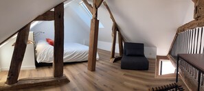 2 chambres, bureau, lit parapluie, Wi-Fi gratuit