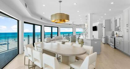 UNOBSTRUCTED PANORAMIC GULF VIEWS! PRIVATE BEACH! 8/8 SLEEPS 29!