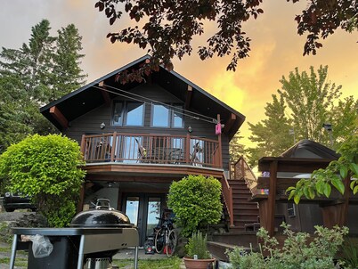 Chalet du lac à la montagne - Lake and spa