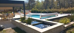 Indoor pool, outdoor pool