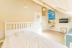 2 chambres, fer et planche à repasser, lit parapluie, Wi-Fi gratuit