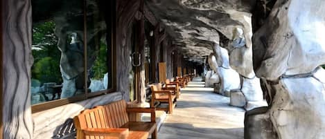 Sala de estar en el lobby