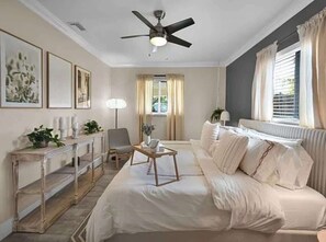 3 多间卧室、WiFi、床单