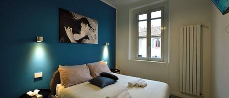 1 間睡房、熨斗/熨衫板、免費 Wi-Fi、床單