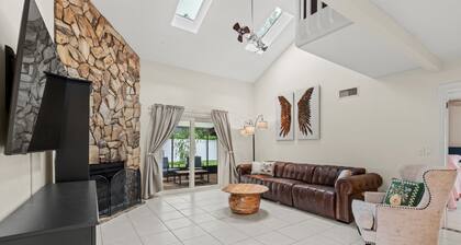 Saltwater Pool I Firepits I Large Fenced Backyard I 4 Miles to Beach