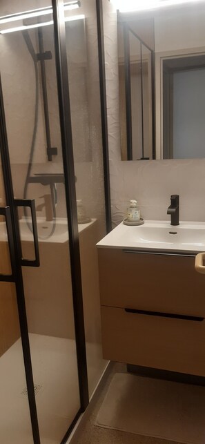 Hårtørrer, håndklæder, Sæbe, Toiletpapir