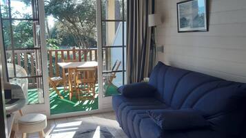 Télévision, table de tennis de table