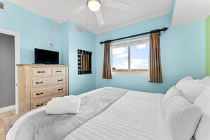 2 slaapkamers, een strijkplank/strijkijzer, wifi, beddengoed