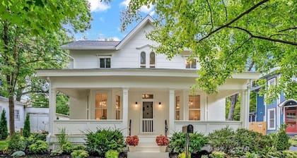 Charming Historic Home, Luxurious Remodel, Walk to Downtown, Tree-Lined Street