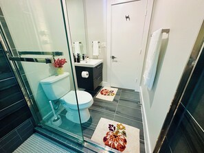 Shower, hair dryer, towels, soap - Cozy 1B1B,Near Downtown, High Speed WIFI and Free Parking (Dallas)