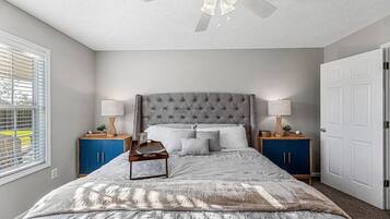 Desk, iron/ironing board, free WiFi, bed sheets