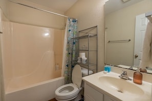 Hair dryer, towels