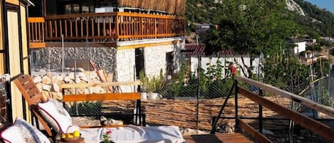 Luxury-Zelt, 1 King-Bett, Meerblick | 1 Schlafzimmer, kostenloses WLAN