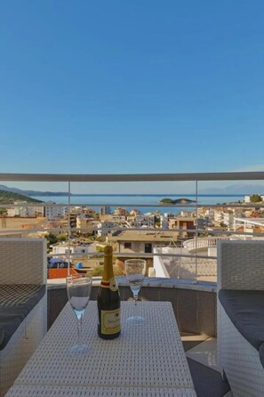Appartement, balcon, vue mer | Balcon