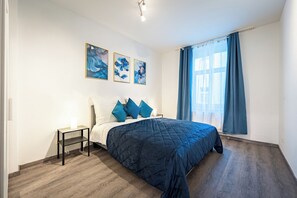 2 dormitorios, tabla de planchar con plancha, wifi y ropa de cama