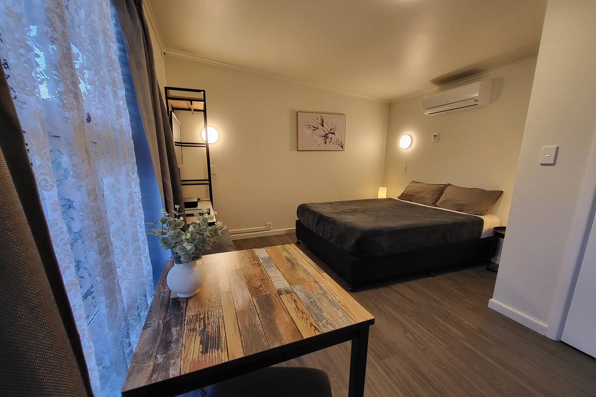 Blackout drapes, iron/ironing board (on request), WiFi (free)