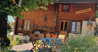 Chalet le muveran, in the center of gryon with garden!