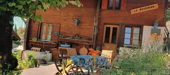 Chalet le muveran, in the center of gryon with garden!