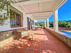 Villa, 3 Bedrooms, Smoking, Private Pool | Outdoor dining - Stunning Private Villa With Sea Views, Pool, and Sun-drenched Terrace (Frigiliana)