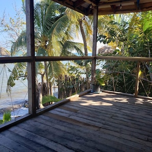 Studio, Sea View | Terrace/patio - Finca Beachfront Tree house (Placencia)