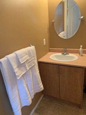 淋浴設備、風筒、提供毛巾、番梘