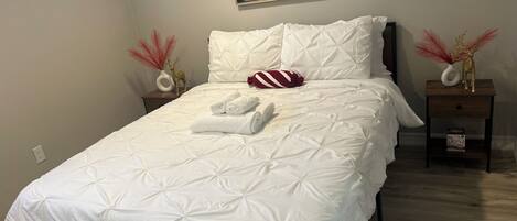 1 多间卧室、熨斗/熨衣板、WiFi、床单