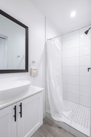 Shower, towels, toilet paper - Spacious 5-bed, 5-bath apartment in charming Los Angeles (Los Angeles)