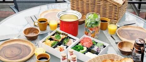 Udendørs spisemuligheder