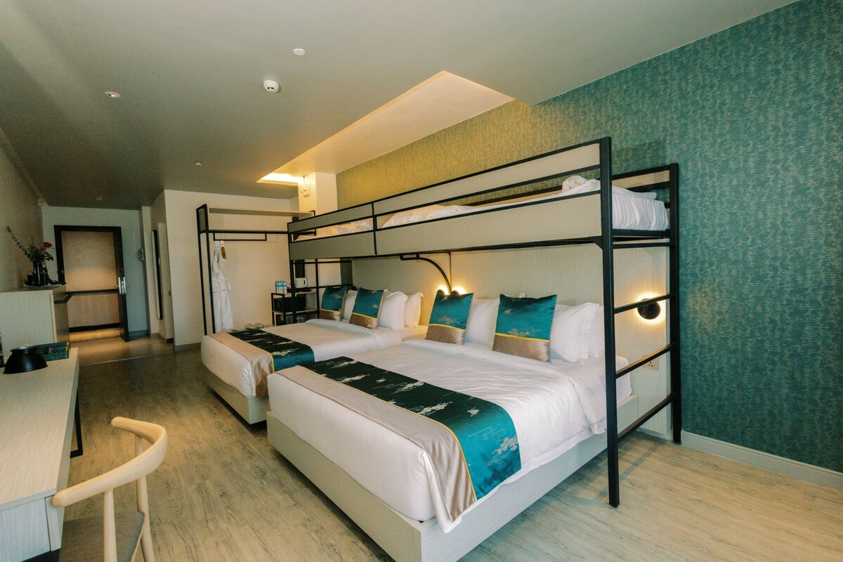Family Studio (Standard Room) | Katil lipat simpan/tambahan, Wi-fi percuma, cadar katil 