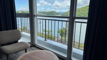 Uitzicht vanuit accommodatie