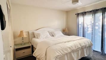 3 bedrooms, iron/ironing board, WiFi, bed sheets