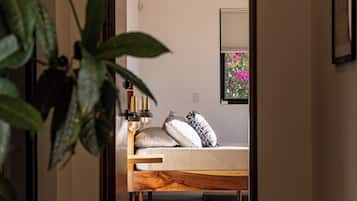 Habitación de lujo, vista al océano | Ropa de cama de alta calidad, edredón y camas con efecto memoria