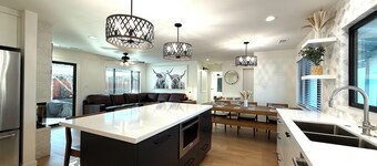 •NEW• 4bd/3ba Luxury Farmhouse + Steam Shower!