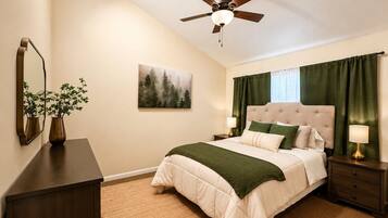 Iron/ironing board, travel cot, WiFi, bed sheets