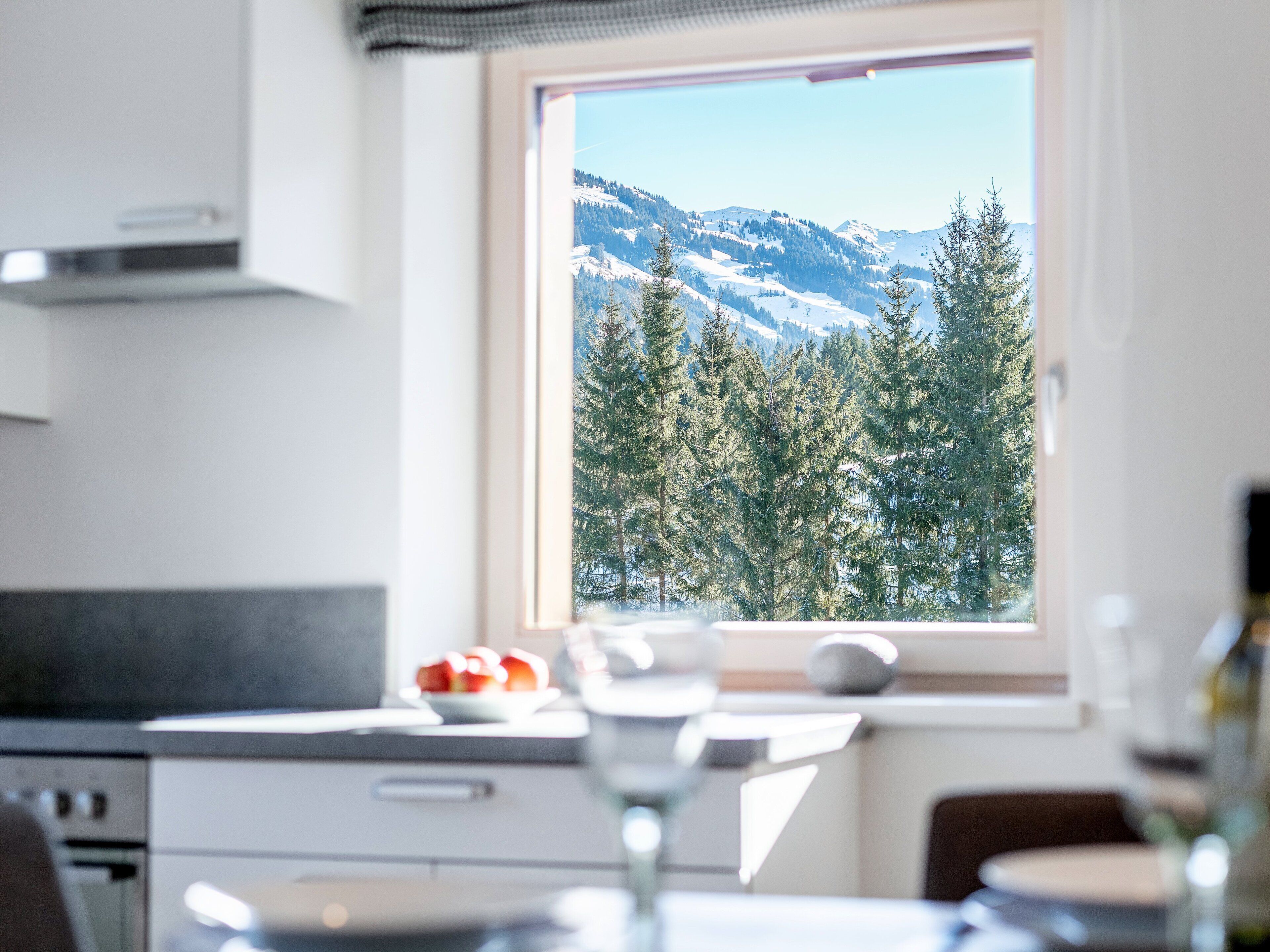 Kjøleskap, ovn, kokeplater og kaffetrakter/tekoker