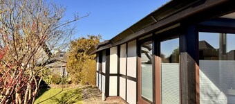 Freistehender Ferienbungalow im Fachwerkstil