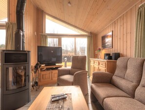 Living room - Ferienhaus mit Sauna im Ferienpark Mirow (Mirow)