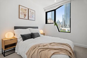 2 dormitorios, tabla de planchar con plancha, wifi y ropa de cama