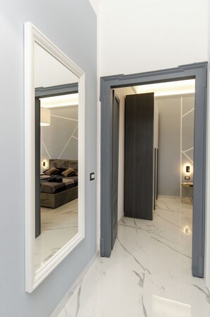 아파트, 마당 전망 | 1 개의 침실, 암막 커튼, 다리미/다리미판, 무료 WiFi