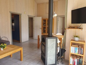 Living room - Ferienhaus mit Sauna im Ferienpark Mirow (Mirow)