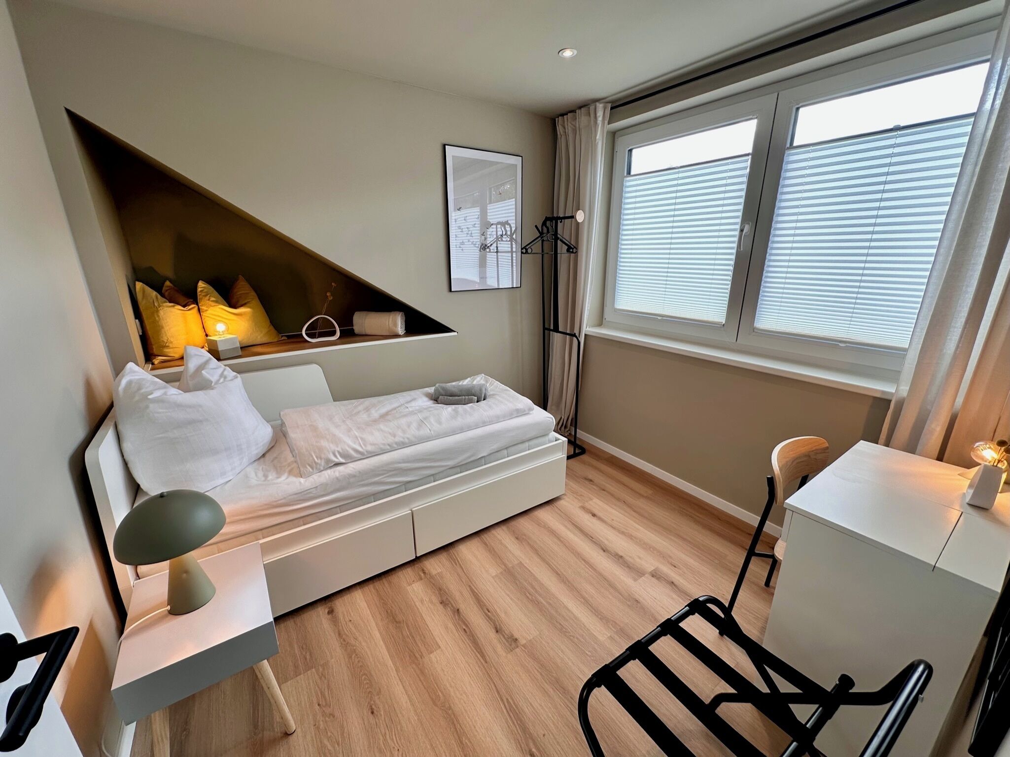 2 chambres, fer et planche à repasser, Wi-Fi, draps fournis