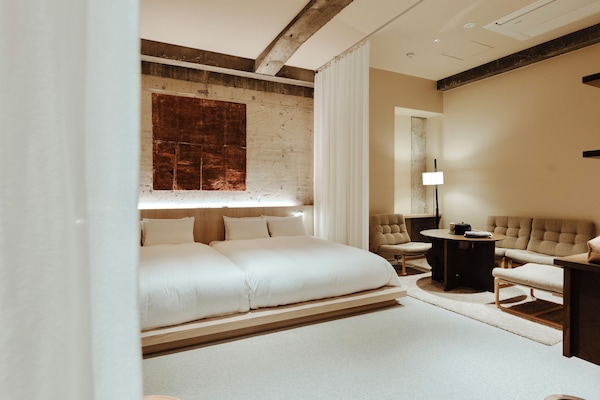 Premium bedding, down duvets, in-room safe, desk