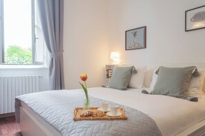 アパートメント (1 Bedroom) | 1 室のベッドルーム、ノートパソコン用作業スペース、アイロン / アイロン台、ベビーベッド