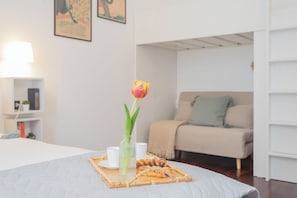 Appartement (1 Bedroom) | 1 chambre, espace de travail pour ordinateur portable