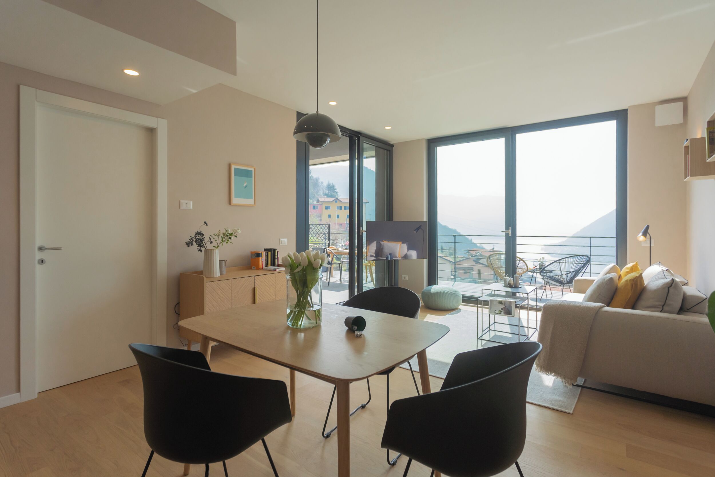 Apartment (1 Bedroom) | Living area | 32-inch Smart TV with digital channels