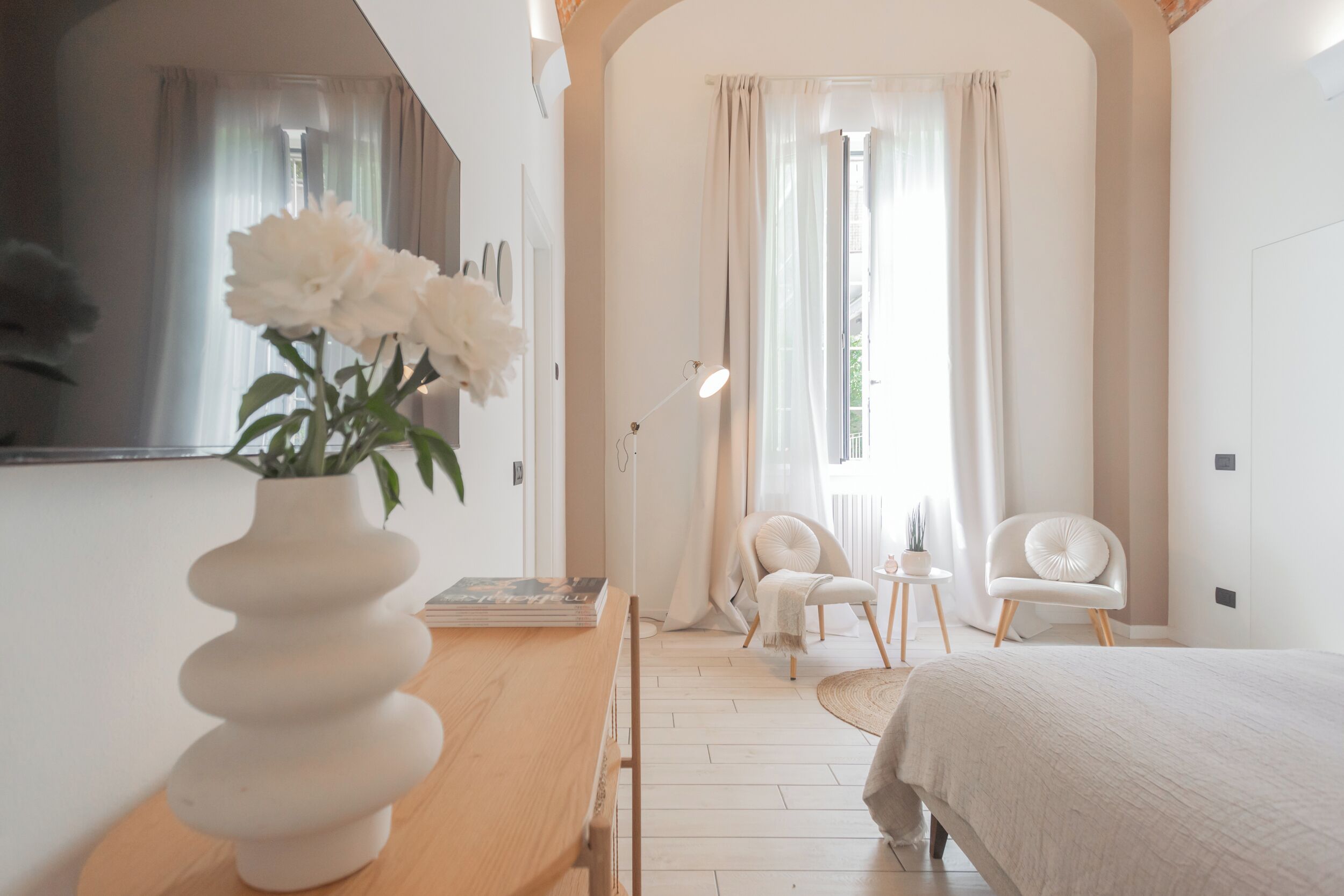 Apartment (1 Bedroom) | 1 bedroom, laptop workspace, iron/ironing board, bed sheets